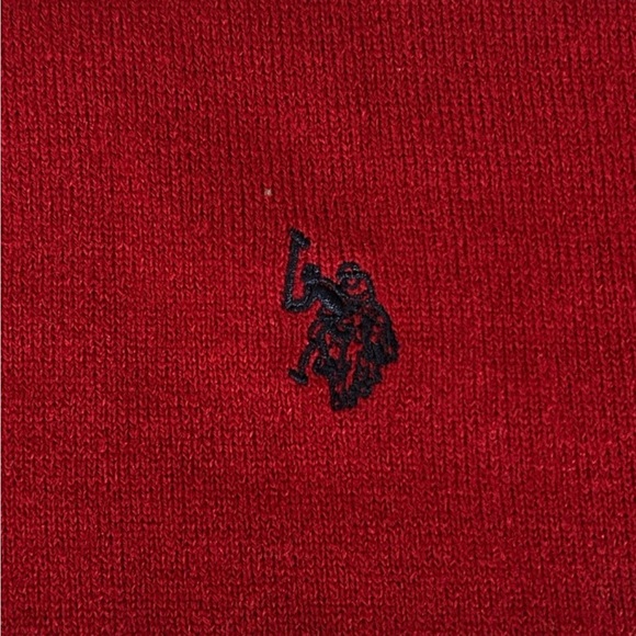 NWOT U.S. Polo Association Quarter Zip Colorblock Pullover Sweater Top Size XL - Picture 5 of 11